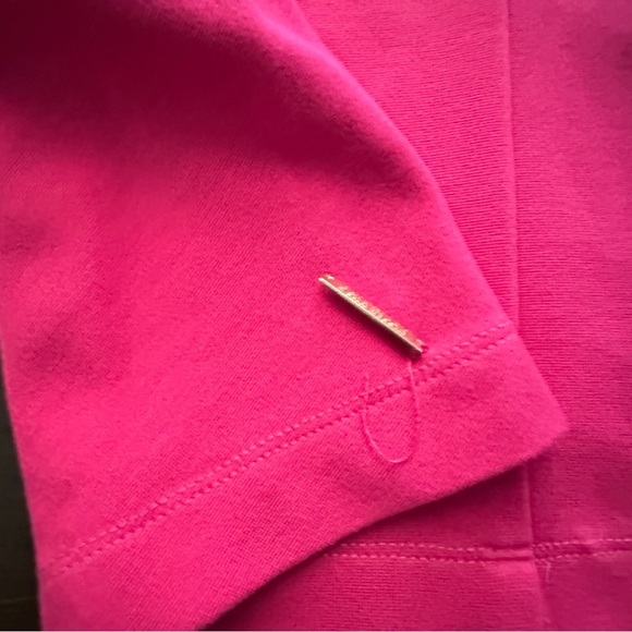 Bella Bicchi Fuchsia Pleated Cap Sleeve Sheath Dress – Size 6 - Picture 6 of 8